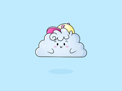 Camy Character Design | Super Cute Book Series art cover book camy chibi cloud cute design illustration kawaii super cute vector