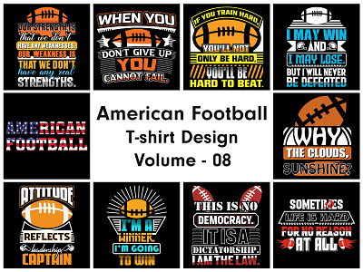 American Football T-shirt Design american football american football t shirt american football t shirt design graphic design t shirt design tshirt typography ui uiux ux