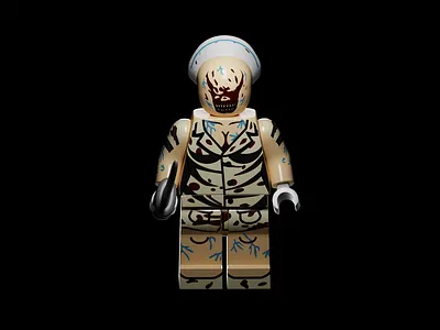 3D model of Nurse Lego Minifigure 3d blender blender3d blendercommunity design fan fans genius hideo illustration japan knife kojima konami lego nurse p.t. pyramidhead sh silent hill