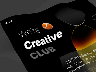 Digital Agency Web Concept app black bold dark e commerce font gradient inter landing page ui user experience ux web design