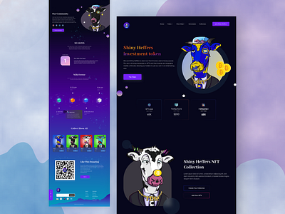 NFT Landing Page Design adobe photoshop agency landing page bitcoin design crypto currency crypto design e commerce graphic design illustration landing page landing page design mobile app design nft design saas shopify landing page sports travel landing page ui web design website design