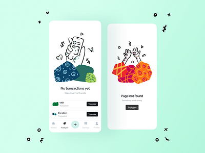 Doodles for mobile UI Design branding design illustration illustration design illustrations illustrations／ui illustrator logo ui ux