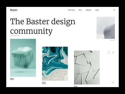 Baster Design Agency Home Page app artwork batix clean colors community design landing page minimal minimal design minimal page picture ui ui ux web web design webdesign webpage website