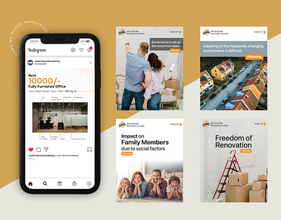 Real Estate Social Media Banner Design | Property Banner Ads ads branding design graphic design illustration india instagram post real estate
