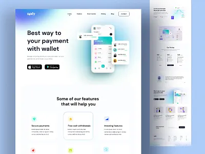 Apify Landing page design app app landing page design designmind interface landing page product product design saas saas landing ui ux web