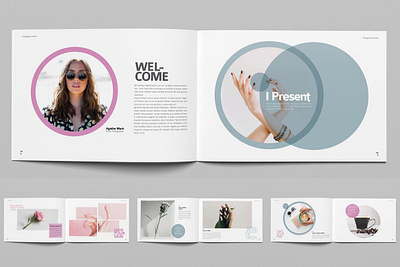 Photography Portfolio Template brochure brochure design business clean cmyk graphic design indesign landscape layered layout lifestyle magazine template model modern photographer photography portfolio portfolio template style template