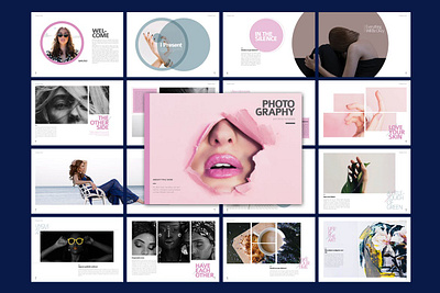 Photography Portfolio Template brochure brochure design business clean cmyk graphic design indesign landscape layered layout lifestyle magazine template model modern photographer photography portfolio portfolio template style template