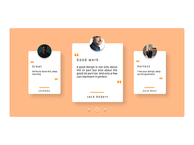 Testimonials UI design designs information review testimonial testimonial design testimonial review testimonials ui ui ux