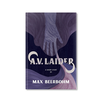 A.V.Leider by Max Beerbohm Book Cover book cover design illustration lettering typography