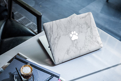 MacBook Skin Mock-Up abstract attractive backcover clean cover decal device display logo macbook mockup presentation product protective realistic simple skin skins sticker vinyl