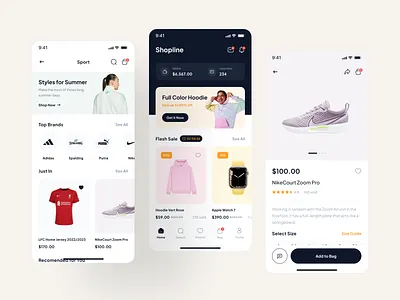 Shopline - Marketplace App UI Kit amazon branding business design e commerce ebay ecommerce market marketplace mobile online shop shopee shopping store ui ui kit ui8 uidesign uikit ux