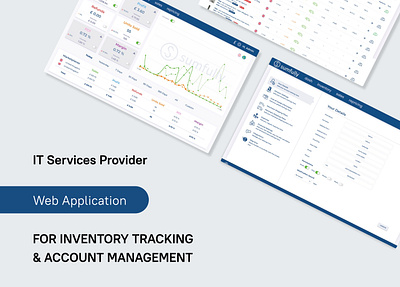 Web application for inventory tracking & account management account management admin panel agency amazon app application design design agency figma internal system sales software development software development agency ui ux web design web development