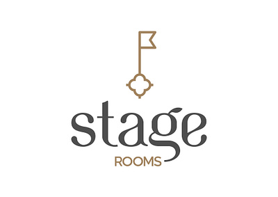 StageROOMS Logo Design brand branding design fonts graphic design logo typography