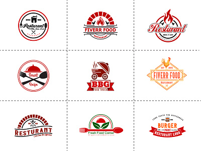 Food And Restaurant Logo Design. bistro logos branding brewery logos burger cafe chef logos coffe design dinnar fast food food gradeint graphic design identity juice bar logos logo modern pizza resturant waiter logos