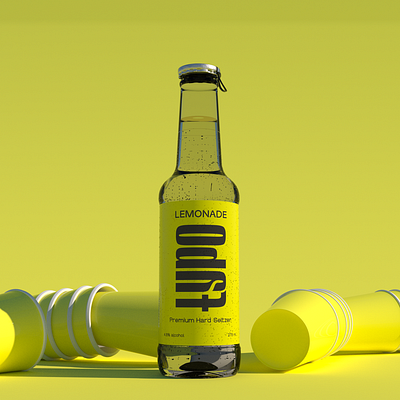 Branding & 3D Product Visualisation for a Hard Seltzer Brand 3d 3d product visualisation branding branding design cinema 4d design graphic design illustration logo motion graphics package design packagedesign packaging product design vector