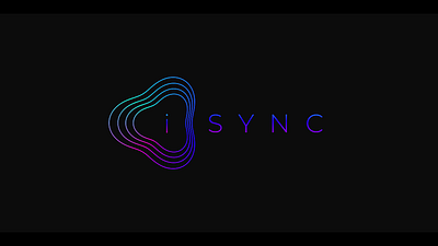 iSync - Sound Logo Design 2d logo animation audio logo brand design branding business logo corporate logo creative logo logo logo animation logo design typo logo