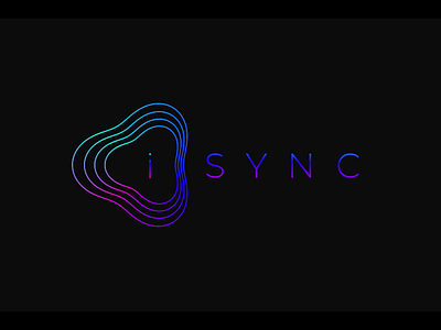 iSync - Sound Logo Design 2d logo animation audio logo brand design branding business logo corporate logo creative logo logo logo animation logo design typo logo