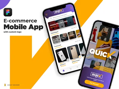 E-Commerce Mobile App app app design clothes clothing store e commerce e commerce app ecommerce fashion app fashion brand figma mobile app online store phone shoes shop app shopping app ui ui ux design uiux ux