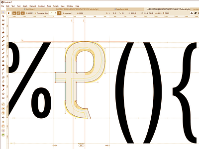 Type Design 7 2d art artwork design font fontlab graphic design lettering modern type design typeface typography vector