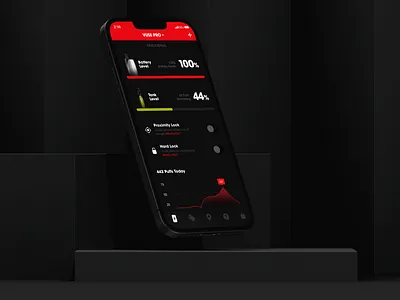 Vapor Reimagined app bluetooth design interactive ios product product design stats tracker tracking ui ux vuse