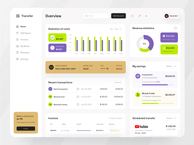 Money Transfer - Ofspace bank finance financial service fintech money money management money transfer online banking transaction transfer wallet
