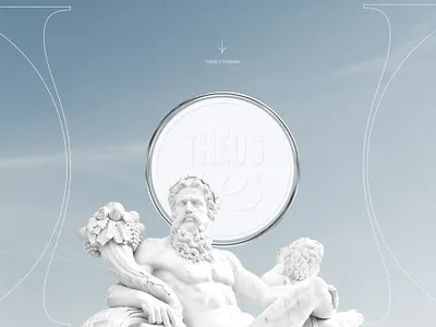 THEOS: The DeFi Paradise for NFTS 3d animated gif animation art blockchain branding carbon neutral crypto cryptoart design graphic design motion graphics nfts sustainability ui