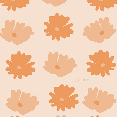 70's florals graphic design illustration illustrations illustrator