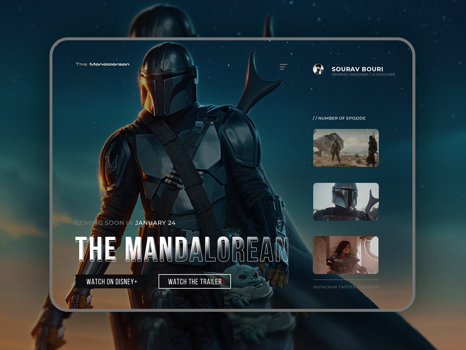 Example of GAMING WEBSITE HEADER