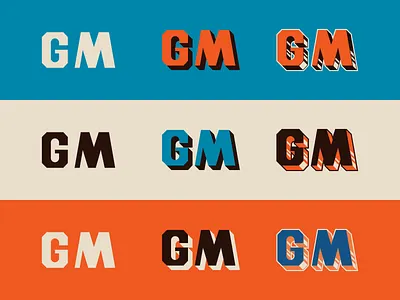 Garbage Mouth monogram badge brand branding cookies design food identity illustration lettering linework logo monogram type vector