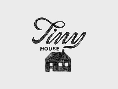 Tiny House Outtakes house lettering logo music script smoke tiny