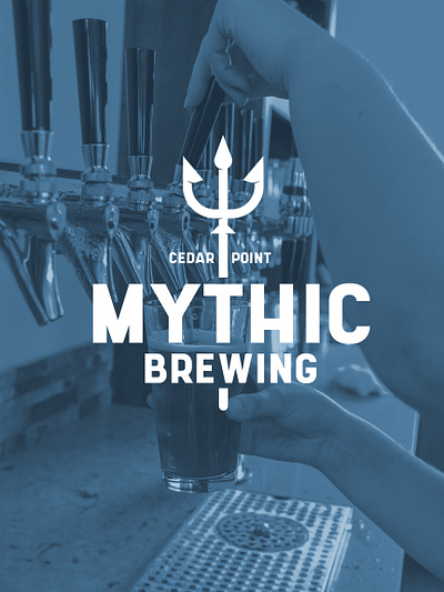 Mythic Brewing Rebrand branding charlotte graphic design illustration logo nc photo photoshop