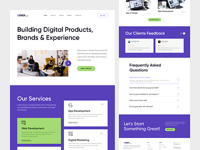 Digital Agency Website agency business company consultant design studio digital agency digital marketing elegant marketing agency minimal minimal ui online marketing promotion saas startup web 3.0 web design web3 web3 agency web3 website