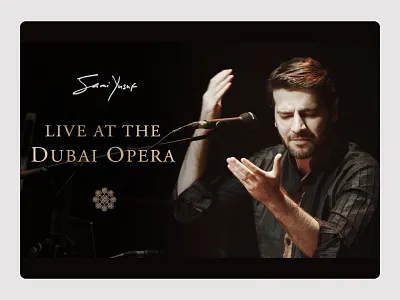 Sami Yusuf | British Singer & Song Writer album album art artist banner branding british cover cover music creative design ixstudio minimal music sami yusuf singer ui video video banner website design