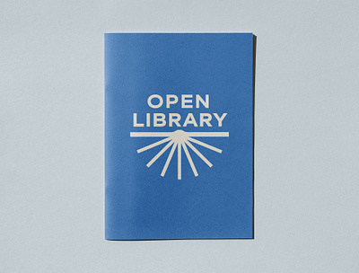 Open Library Logo branding graphic design logo