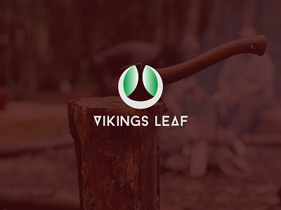 Vikings leaf flat logo design adobe illustrator adobe photoshop art brand brand identity brand viusal branding corporate logo creative logo design design flat logo graphic design icon illustration logo logo design minimalist logo modern logo vector