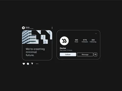 Devise real estate company social media kit design architect branding clean designer devise engineering graphic design illustration logo design mark minimal modern real estate branding design real estate company sign social media social media kit design social media manager symbol vector