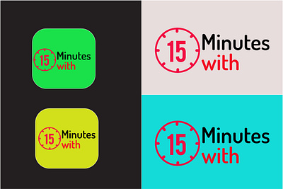 15 Minutes with letter Logo design vector template 3d animation branding graphic design graphic designer illustration logo ui ux vector