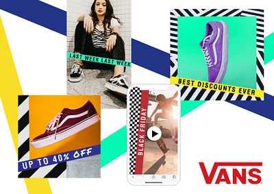 VANS Advertising campaign ad campaign advertisement black friday fashion graphic design graphicdesign instagram ad vans shoes