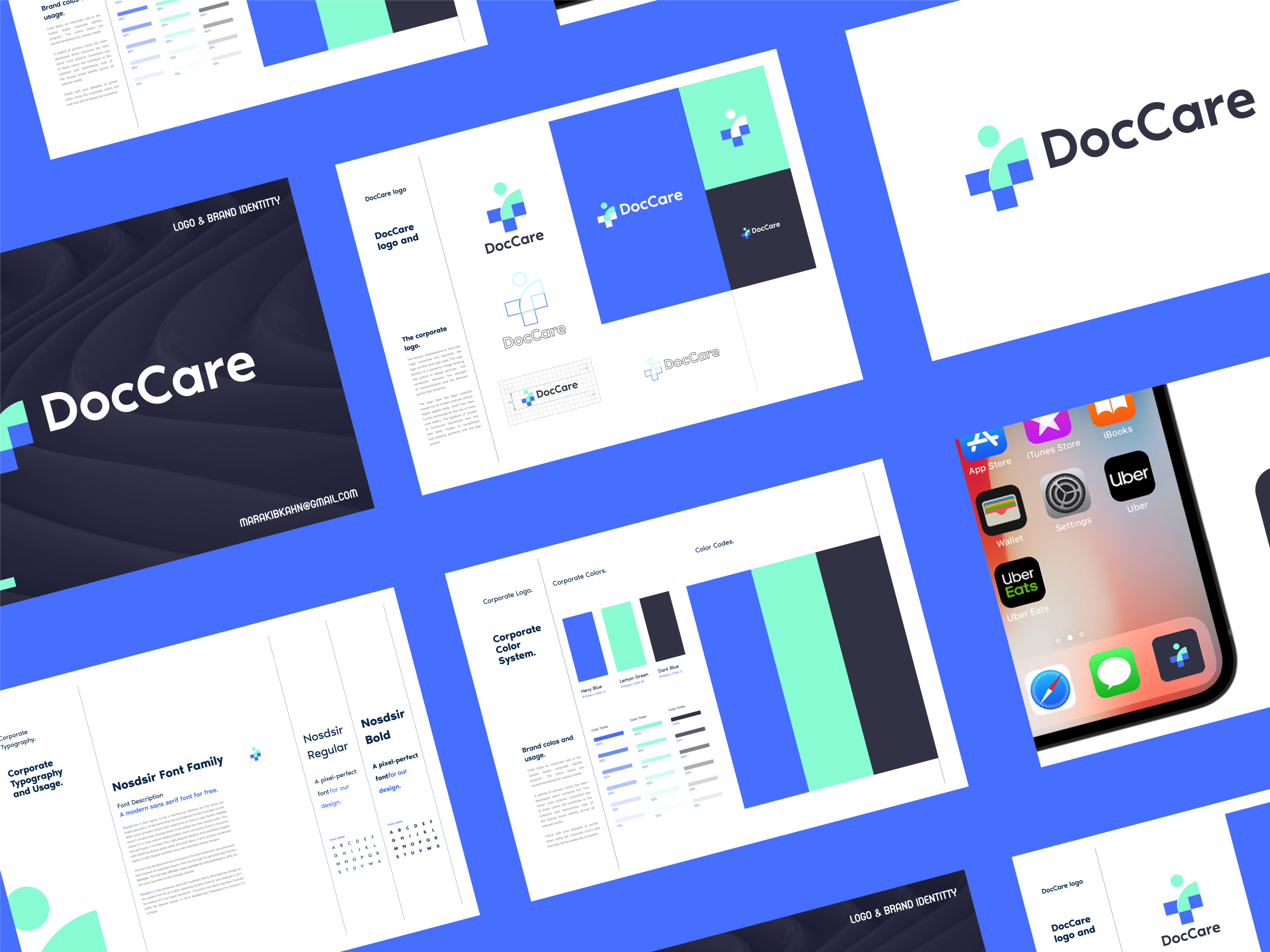 Brand Identity Design for DocCare brand identity branding clinic coronavirus design doctor health healthcare hospital logo logo design logo mark medical medical logo medicine minimal nursing nursing home pharma pharmacy