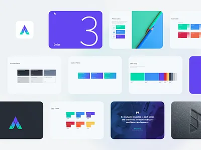 SmartAcre - Colors branding clean color colors design flat graphic design identity illustration logo ui vector