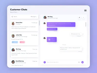 Daily UI 20: Customer Service Chatbot app chatbot ui ux