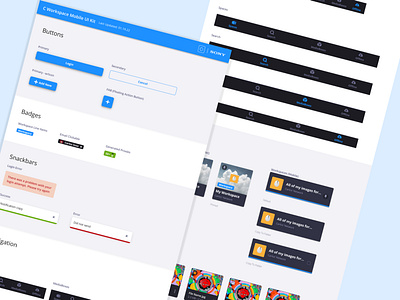 C Workspace UI Kit app branding design iconography illustration logo mobile ui uikit ux vector web