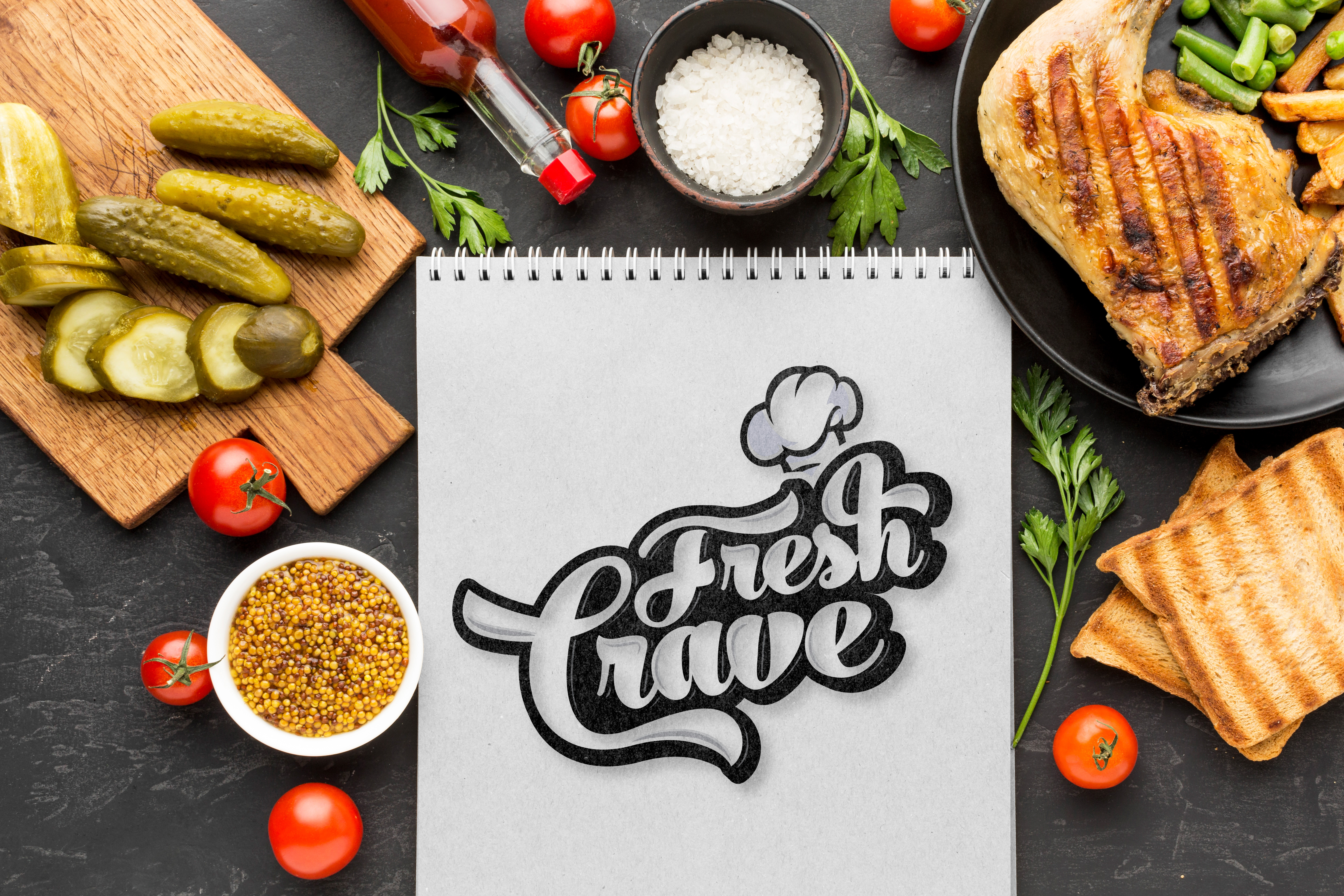 Example of Custom Lettering Logos Handcrafted Logo