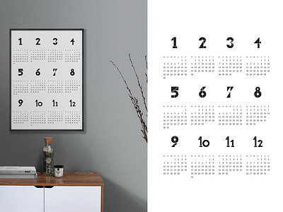 Year Poster Calendar adobe illustrator affiche ai calendar design planner planning png poster vector wall wall calendar year year wall calendar yearly yearly wall calendar