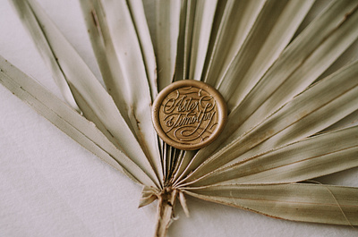 Wedding Wax Seal calligraphy handlettering seal wax seal wedding