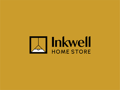 Inkwell Logo brand design branding design furniture icon furniture store furniture store logo home store icon identity design identity system illustration lamp light logo logo design logo icon logotype rebrand vector wordmark