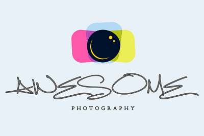 Photography logo branding graphic design logo motion graphics ui