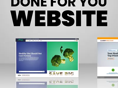 Done For You Website design motion graphics web webdesign website
