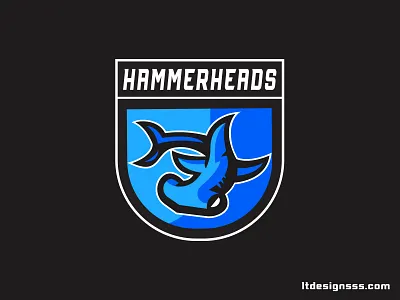 Hammerheads Logo design hammerhead badge logo hammerhead crest hammerhead logo hammerhead logo crest hammerhead mascot hammerhead shark hammerhead shark logo hammerhead sharks hammerheads logo mascot shark shark badge shark crest shark design shark logo shark mascot sharks sports