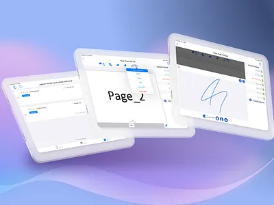 Administrative communication App app design ui ux